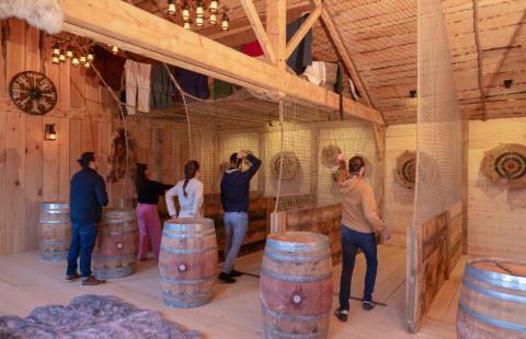 nantes aventures parc de loisirs lancer de haches