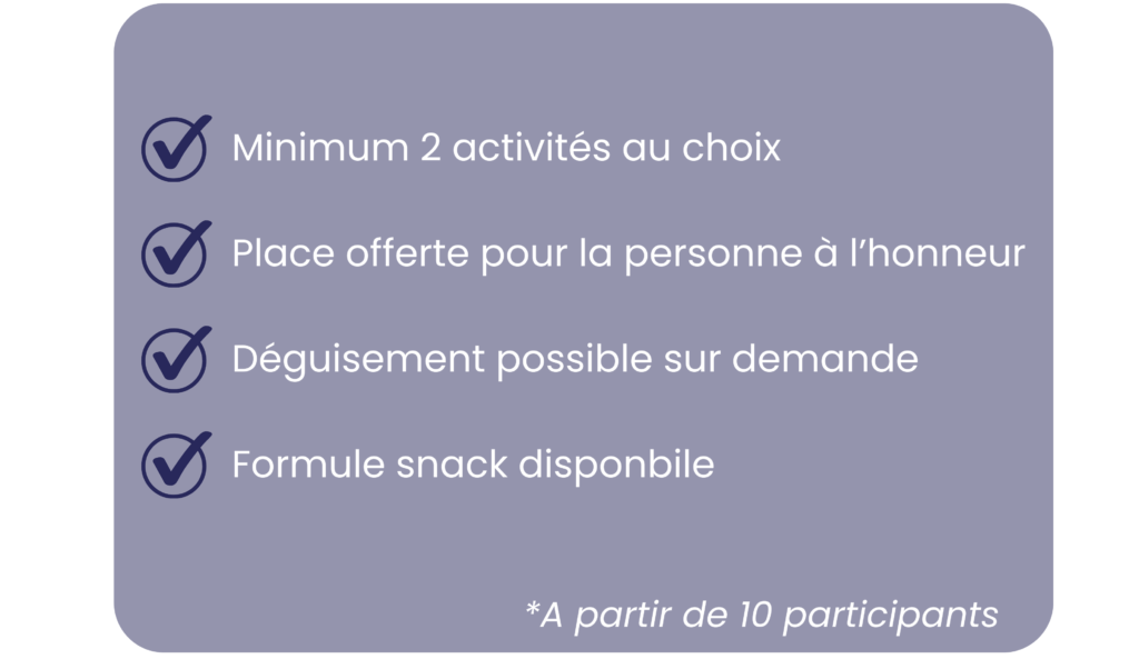 Liste des activités